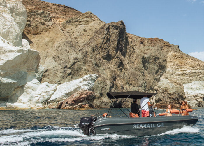No License Boat Cruises in Santorini Sea4all